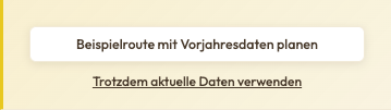 Beispielroute außerhalb der Saison